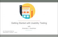 Getting Started with Usability Testing
